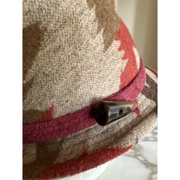 Christys London Wool Felt Fedora Hat With Toggle Accent Unisex One Size Beige & - Picture 4 of 9